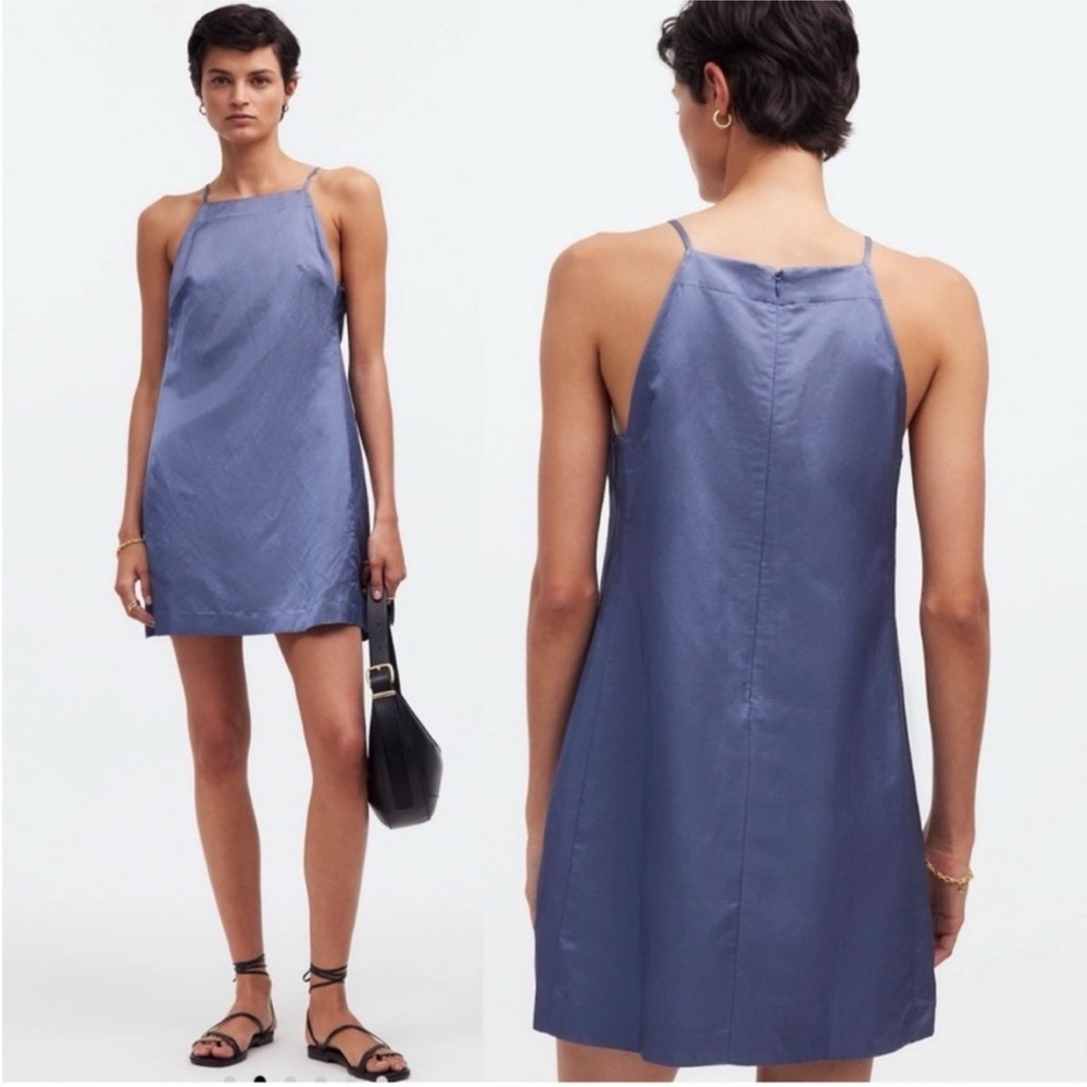 Madewell Steel Blue Dress